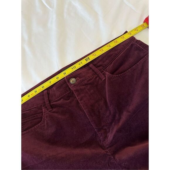 NWT Talbots Relaxed Chino Ankle Wine Pants Stretch Size 14 - Picture 5 of 10